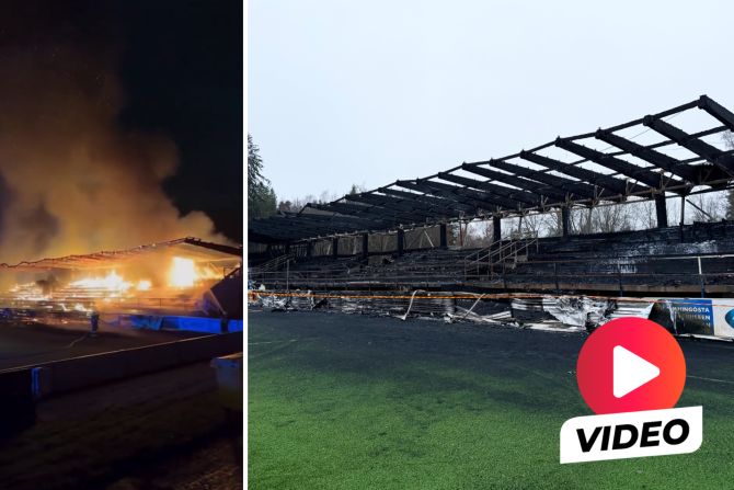 FC Haka Stadion Brand