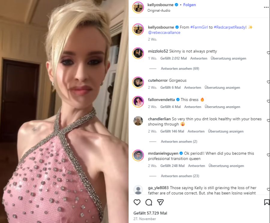 Die 41-Jährige erhielt für ihr Aussehen fiese Kommentare.