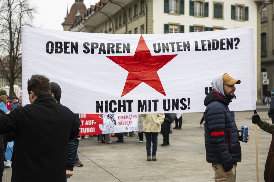 Bundesplatz Bern Demo