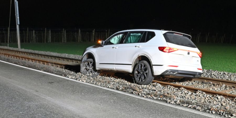 Die Autofahrerin kam mit dem Schrecken davon.