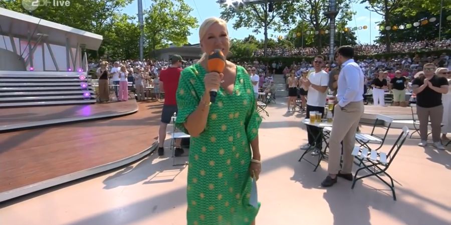 Moderatorin Andrea Kiewel