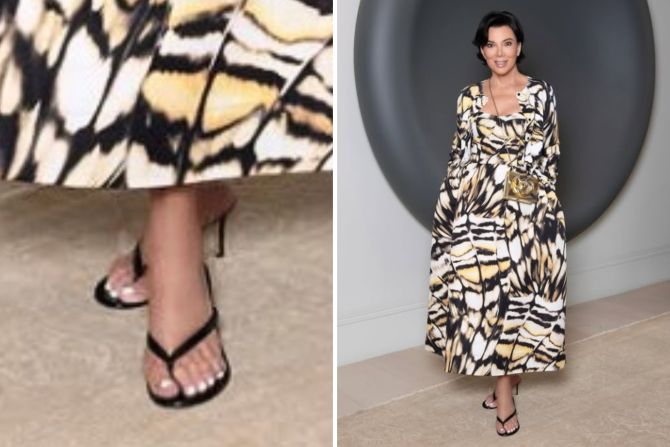 Kris Jenner Zehen