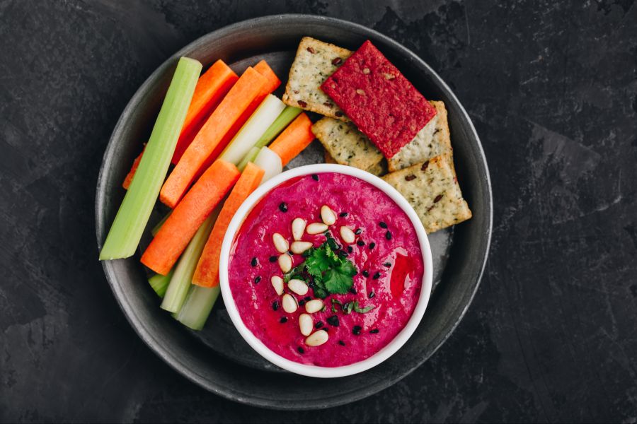 Hummus aus Rote Bete