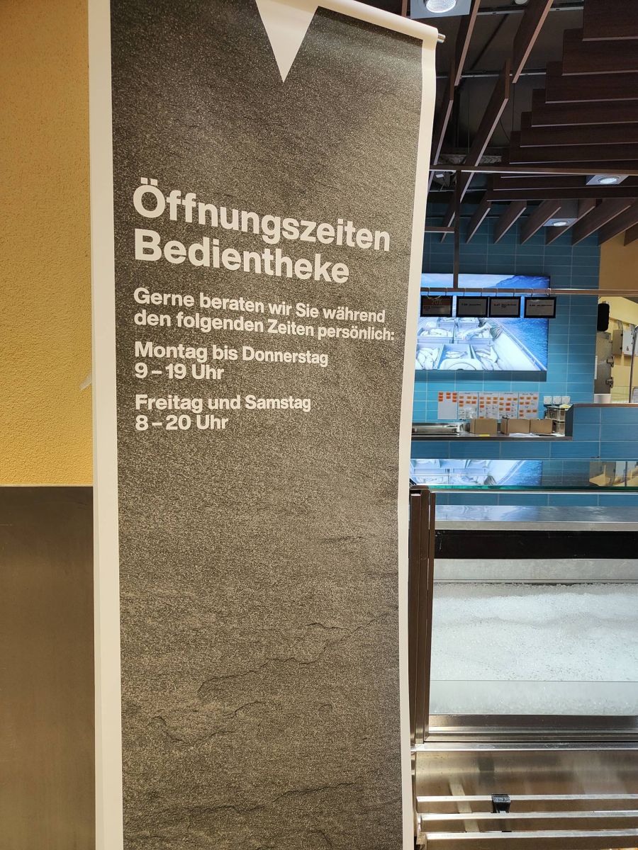 Die neuen Öffnungszeiten der Bedientheke in der Migros Urdorf gelten bereits seit September.