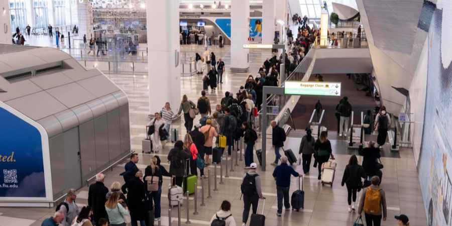 Flughafen USA Shutdown