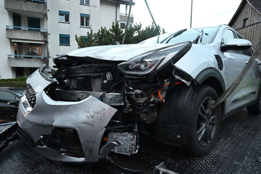 Beim Unfall entstand Sachschaden.