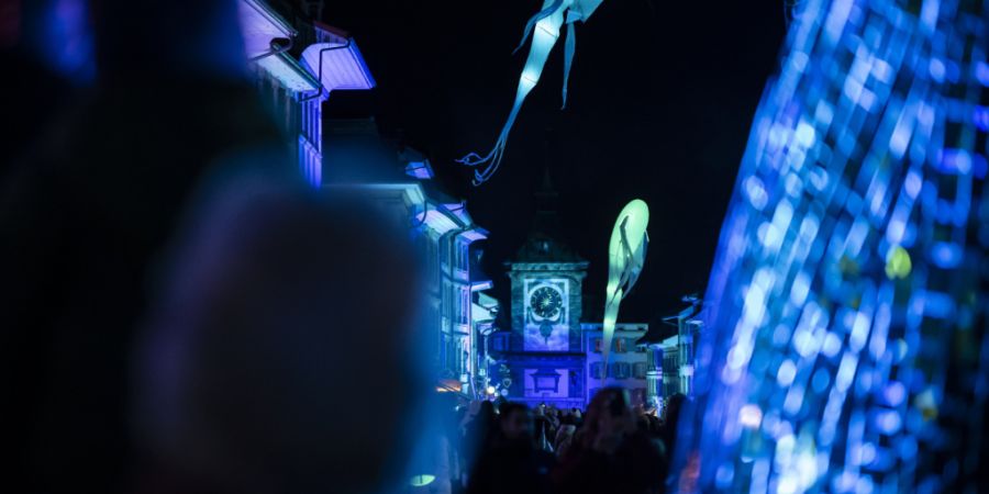 Bei «Le Grand Bleu 2.0» gab es unter anderem fliegende Fische zu bestaunen.