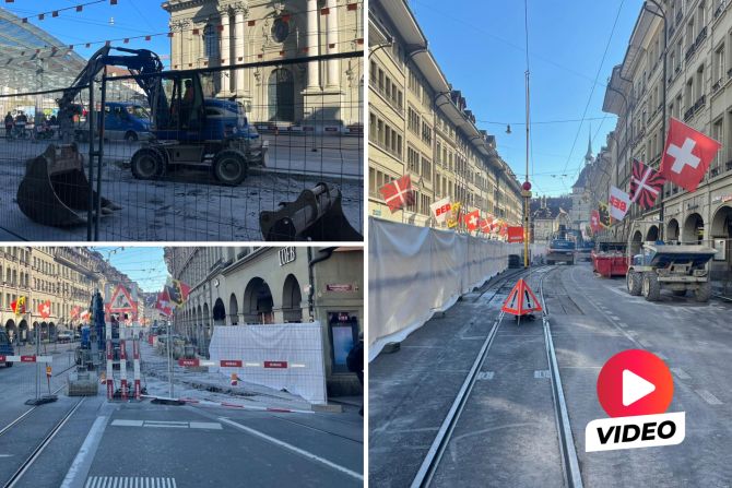 Baustelle Bern Tram
