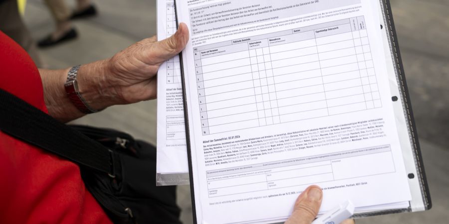 Unterschriften sammeln