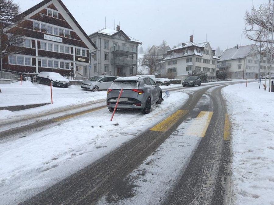 Beim Unfall entstand Sachschaden.