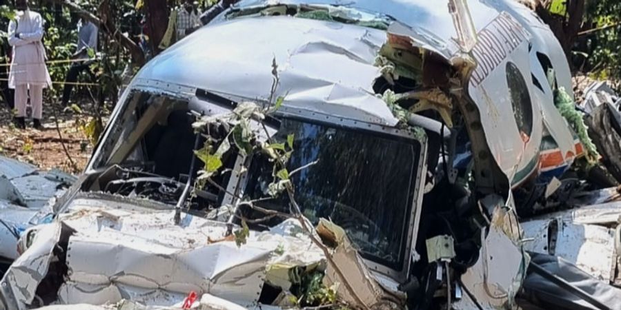 Indien Rettungsflugzeug Absturz