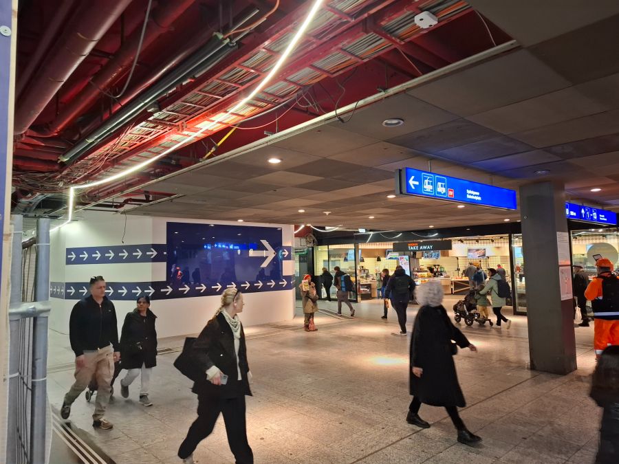 Am Bahnhof Bern herrscht neu Einbahn-Verkehr.