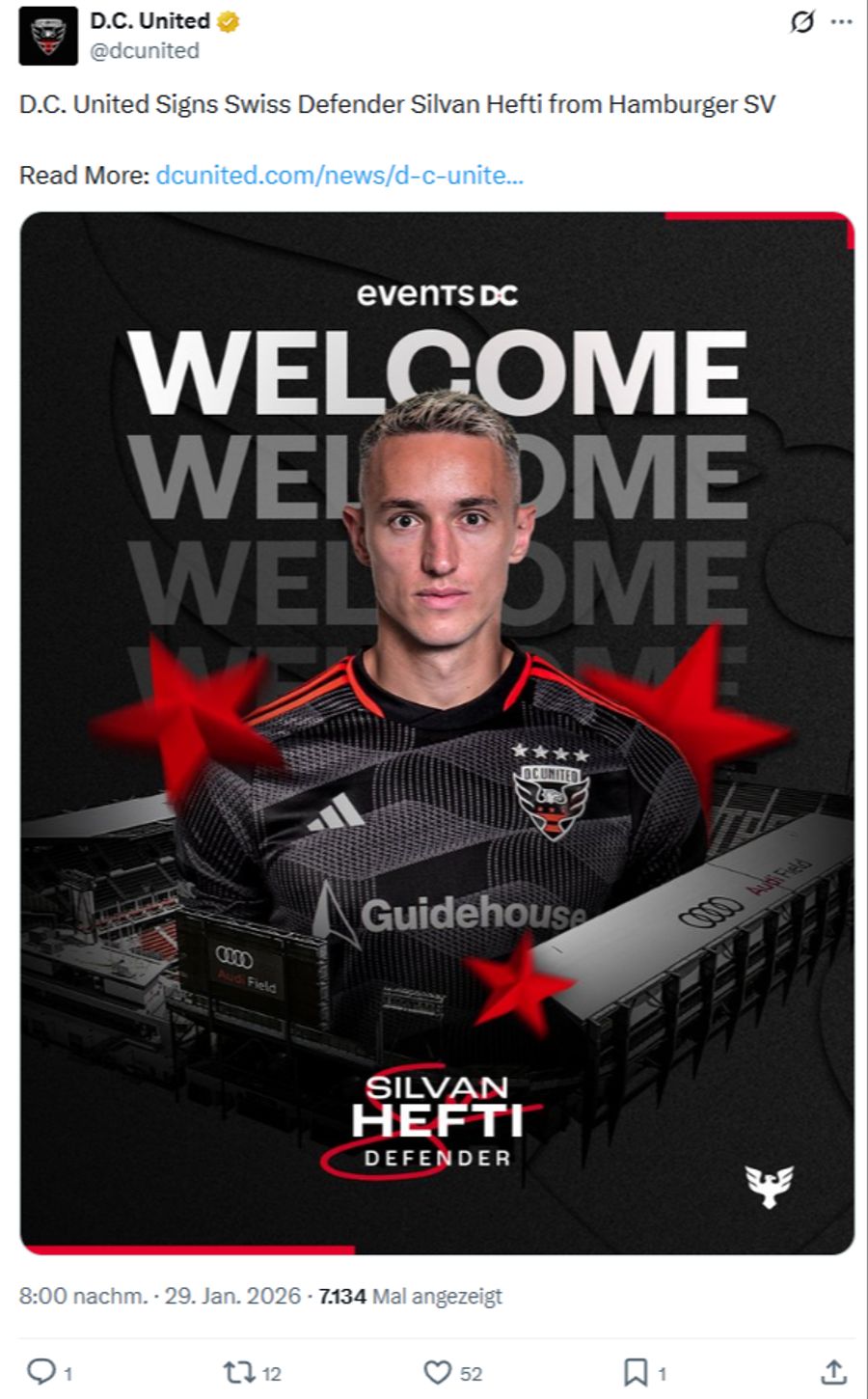 Silvan Hefti DC United