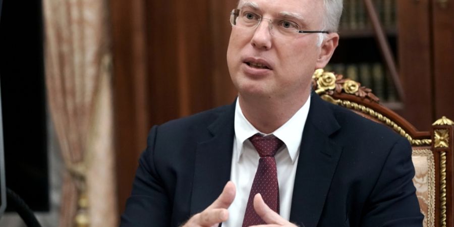 ARCHIV - Kirill Dmitrijew, Vertrauter von Kremlchef Wladimir Putin. Foto: Alexei Druzhinin/Pool Sputnik Kremlin/AP/dpa/Archivbild