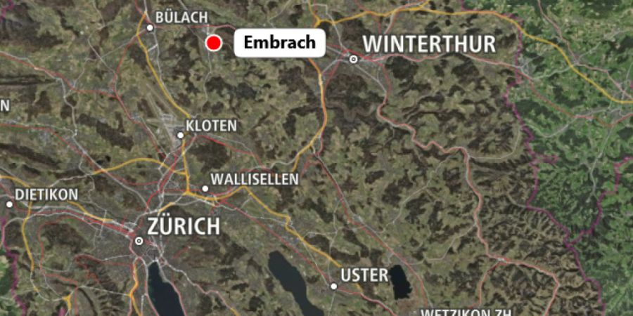 Die Messerstecherei ereignete sich am Bahnhof Embrach