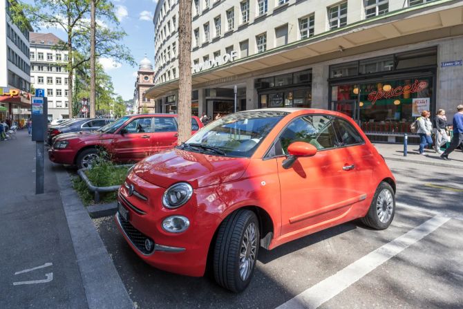 Auto Fiat Parken Zürich