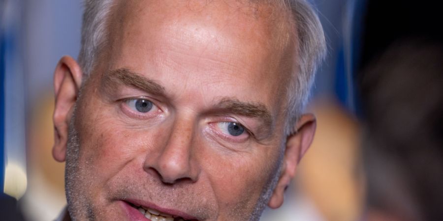 Leif-Erik Holm, Ministerpräsidentenkandidat der AfD für die Landtagswahl in Mecklenburg-Vorpommern, bei der Wahlparty nach der Landtagswahl in Mecklenburg-Vorpommern. Die Landtagswahl...