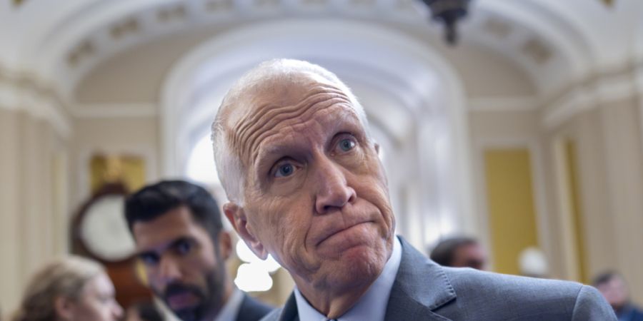 ARCHIV - Der republikanische Senator Thom Tillis. Foto: J. Scott Applewhite/AP/dpa/Archivbild