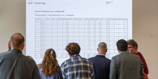 Zug Kantonsratswahlen