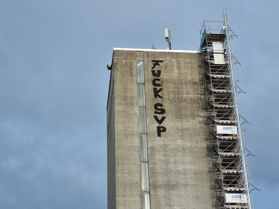 sachbeschädigung sissach svp