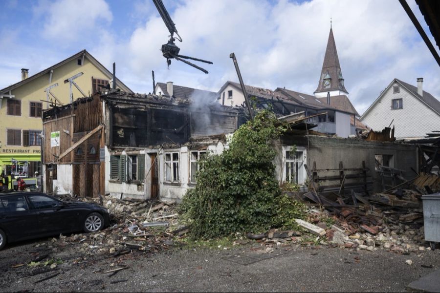 Am 16. März sind mehrere Häuser im Zentrum von Elgg ZH in Brand geraten.