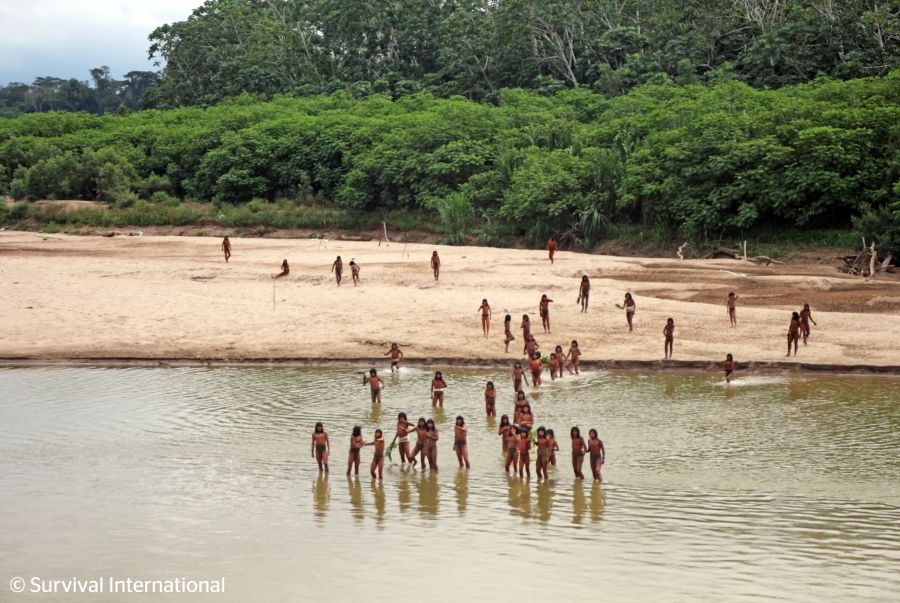 Die indigenen Menschen sind im Osten Perus an der Grenze zu Brasilien und Bolivien zu Hause.