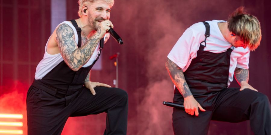 Die deutsche Band Electric Callboy (hier am Festival Rock im Park in Nürnberg) traten im Juni am Summerside-Festival in Grenchen auf. (Archivbild)