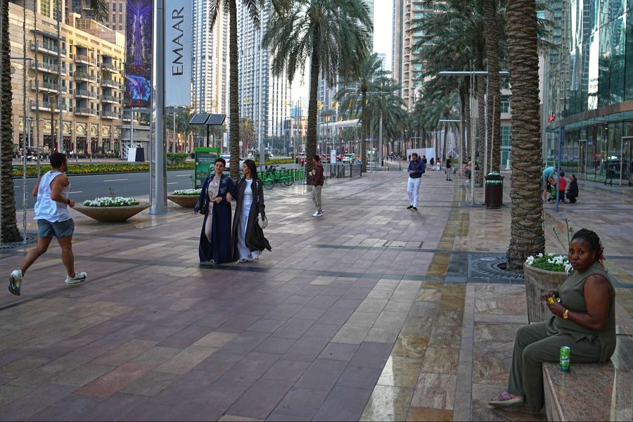 Die Strassen in Dubai sind derzeit ziemlich leer.