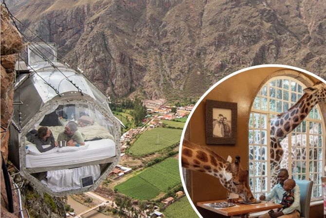 Travelnews präsentiert neun aussergewöhnliche Unterkünfte mit besonderem Charme.
