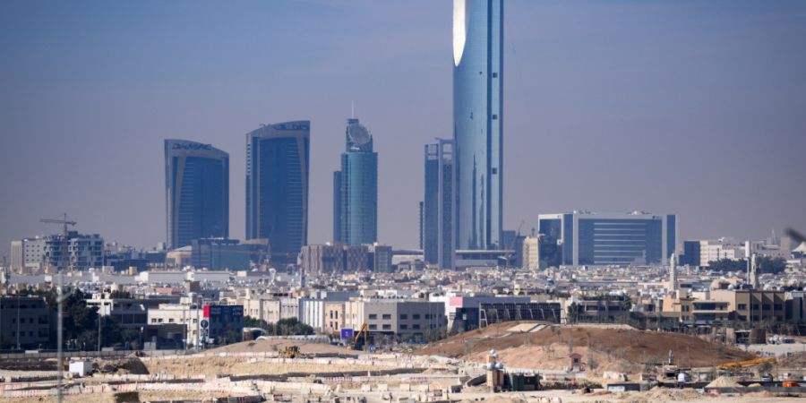 ARCHIV - Blick auf die Baustelle vom King Salman Park auf dem Gelände des ehemaligen Flughafens von Riad. Foto: Bernd von Jutrczenka/dpa (Archivbild)