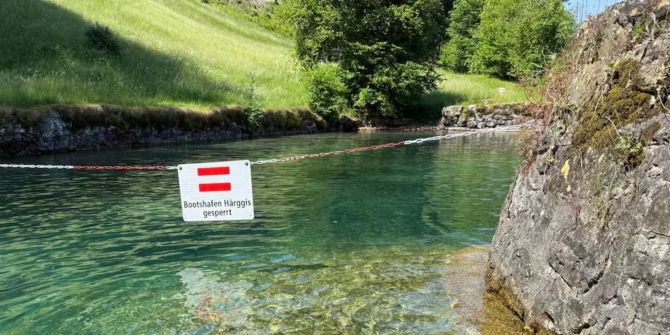 Der Bootshafen Härggis