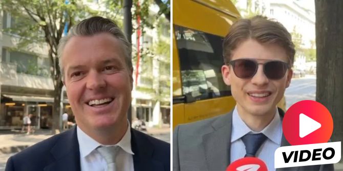 Anzugträger Hitze