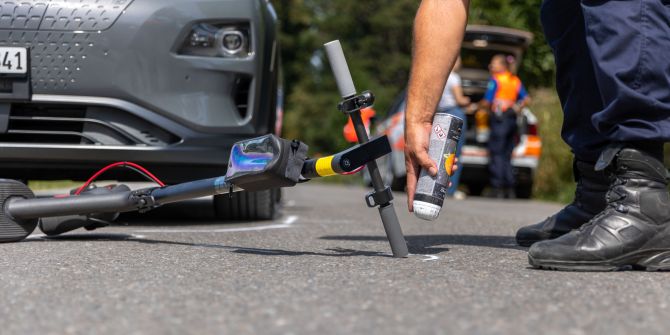 Unfall E-Scooter