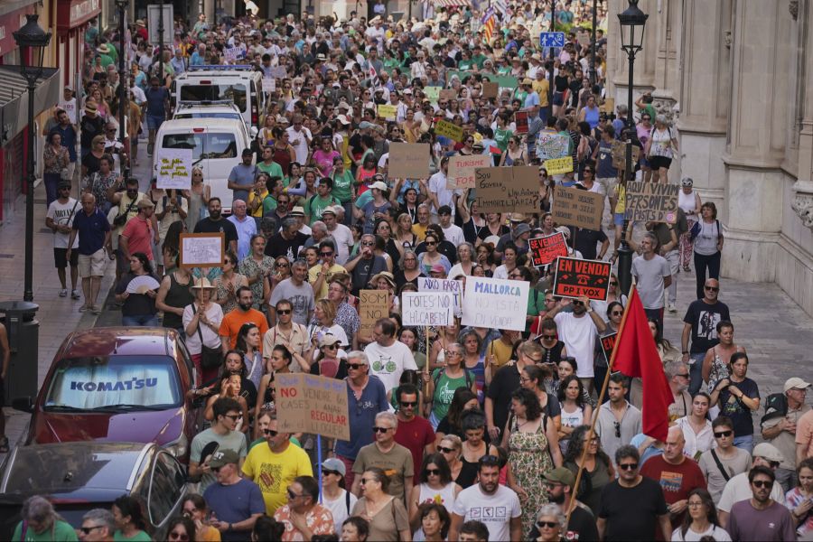 Auf Mallorca regt sich Widerstand gegen den Massentourismus.