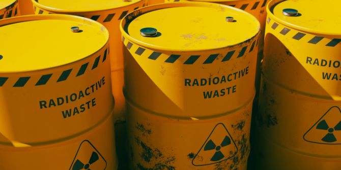 Atommüll Radioaktivität Tonne AKW