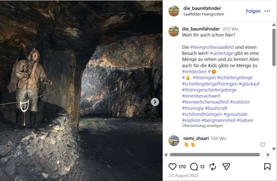 Saalfelder Feengrotten (Deutschland).