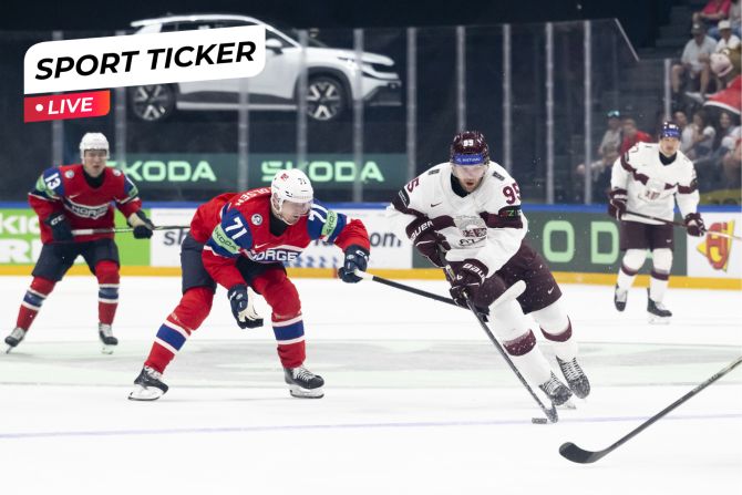 Norwegen Lettland Eishockey-WM