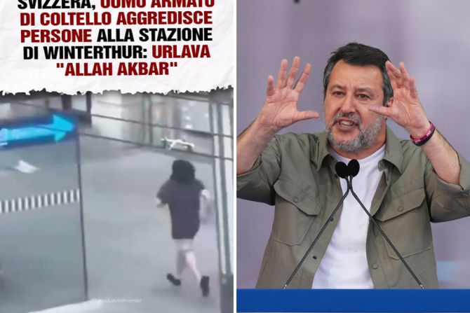 Matteo Salvini Winterthur Terror