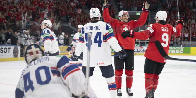 Schweiz Norwegen Halbfinal Eishockey-WM