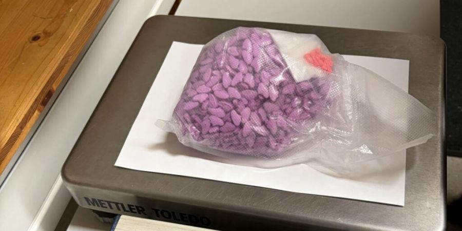 Unter den Drogen befand sich 600 Gramm mutmassliches Ecstasy.