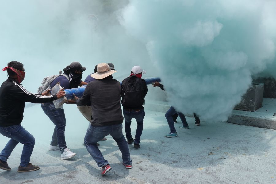 In Mexiko kommt es zu Protesten.