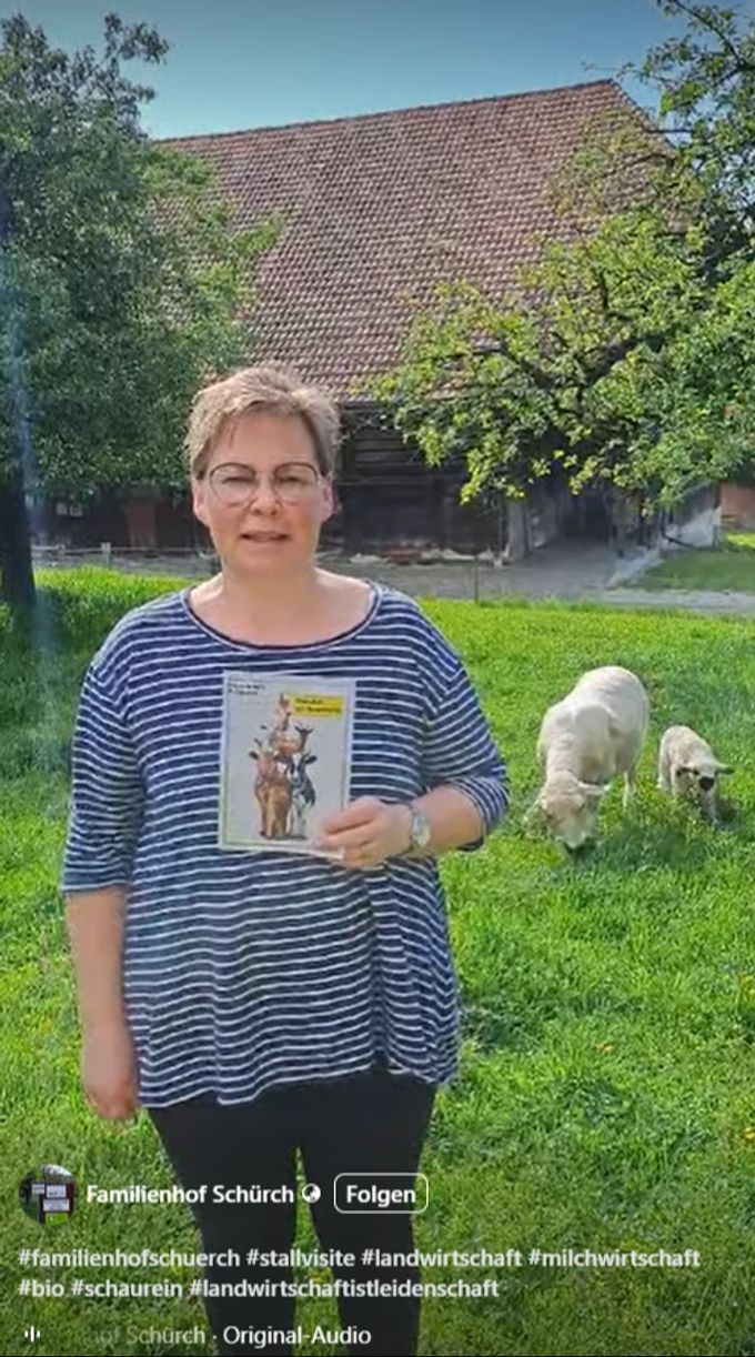 Rund 90 Prozent der Schweizer Bauern haben ein Nebeneinkommen. Gabi Schürch zum Beispiel arbeitet nebenzu als Vizepräsidentin des Schweizerischen Bäuerinnen- und Landfrauenverbands Bauernverband Schürch