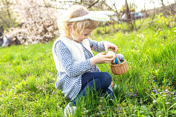 Besonders für Kinder ist es ein großer Spass, Ostereier zu suchen. Freizeit