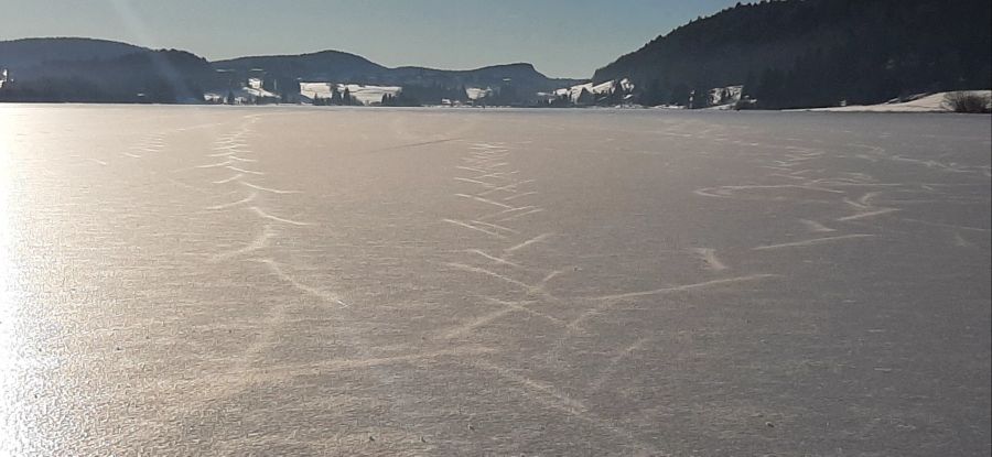 Solche Eis-Omeletts sind zwar auch schon auf dem See aufgetreten, allerdings wohl noch nie so gross und zahlreich.