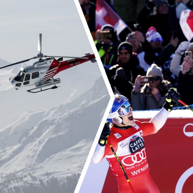 Heli-Taxi Lauberhorn-Rennen