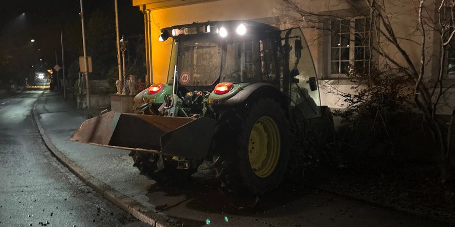 Traktor unfall