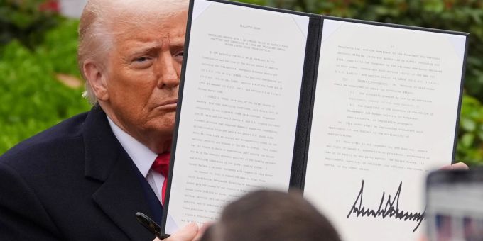 Die Zölle von Trump treffen besonders China. (Archivbild) china trump zölle
