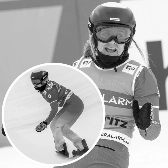 Sophie Hediger Snowboard Arosa