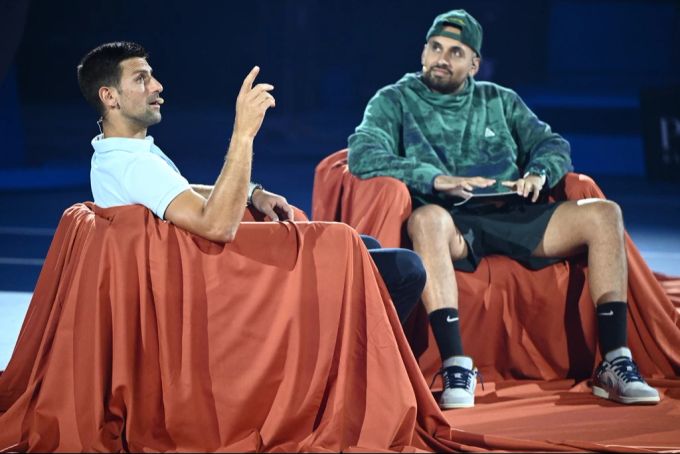 Nick Kyrgios und Novak Djokovic kritisieren den Umgang mit den Dopingfällen im Tennis. Nick Kyrgios Djokovic