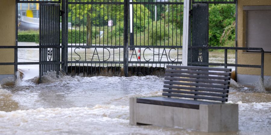 Hochwasser in Bayern - Aichach